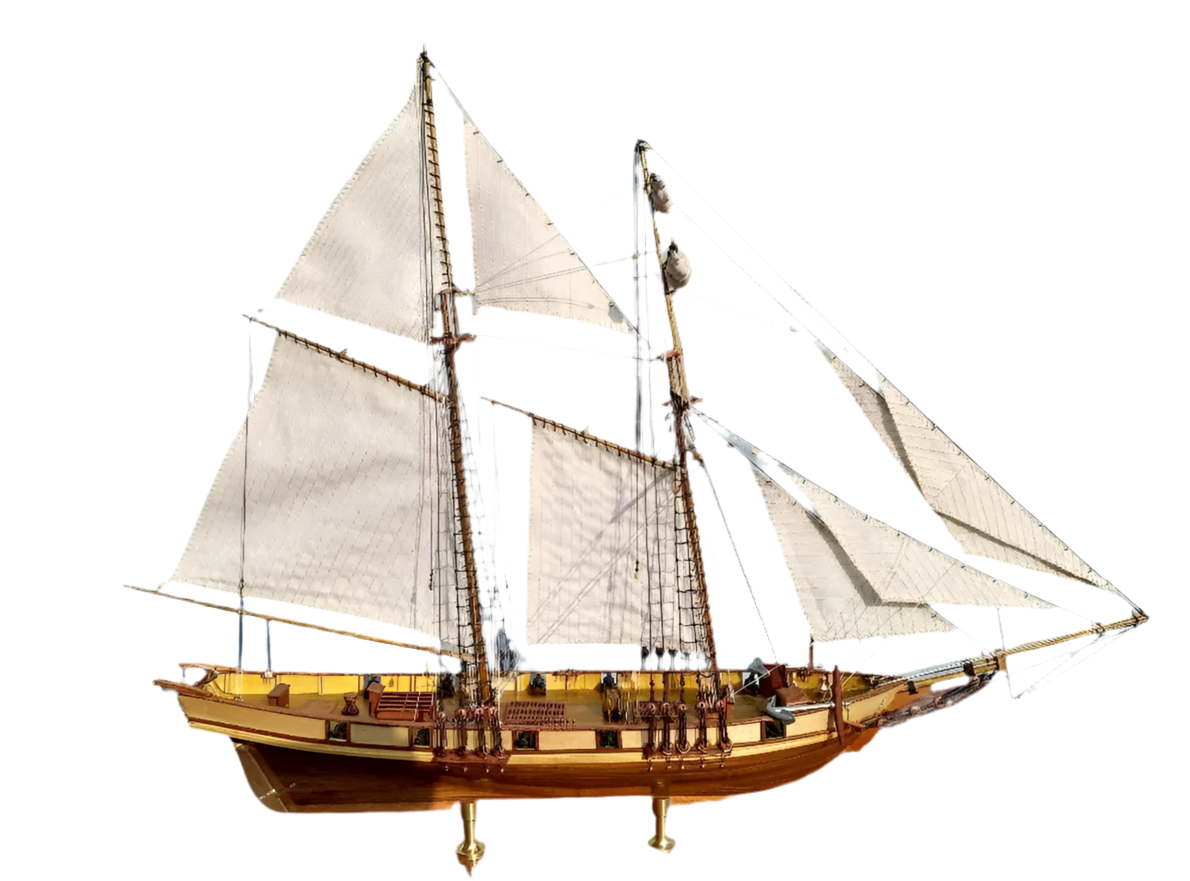 Harvey 1847 sailboat.