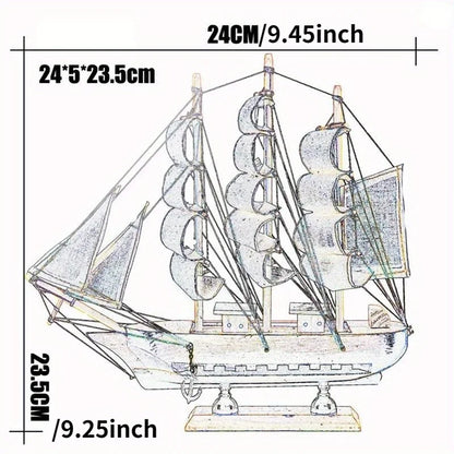 Collectible Wooden Sailing Ship Cutty Sark Detailed Handmade