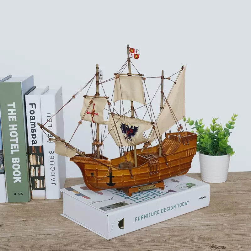 Columbus model ship