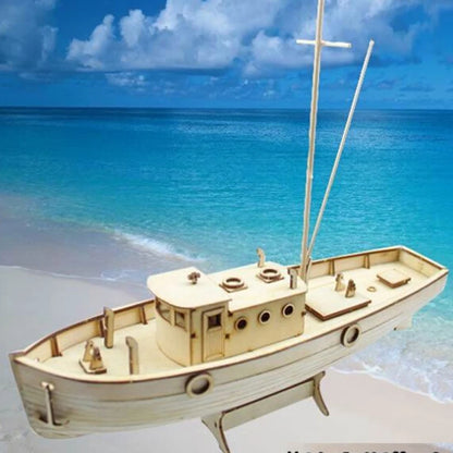 Handmade Wooden Sailboat Ship Kits 1:100 Scale
