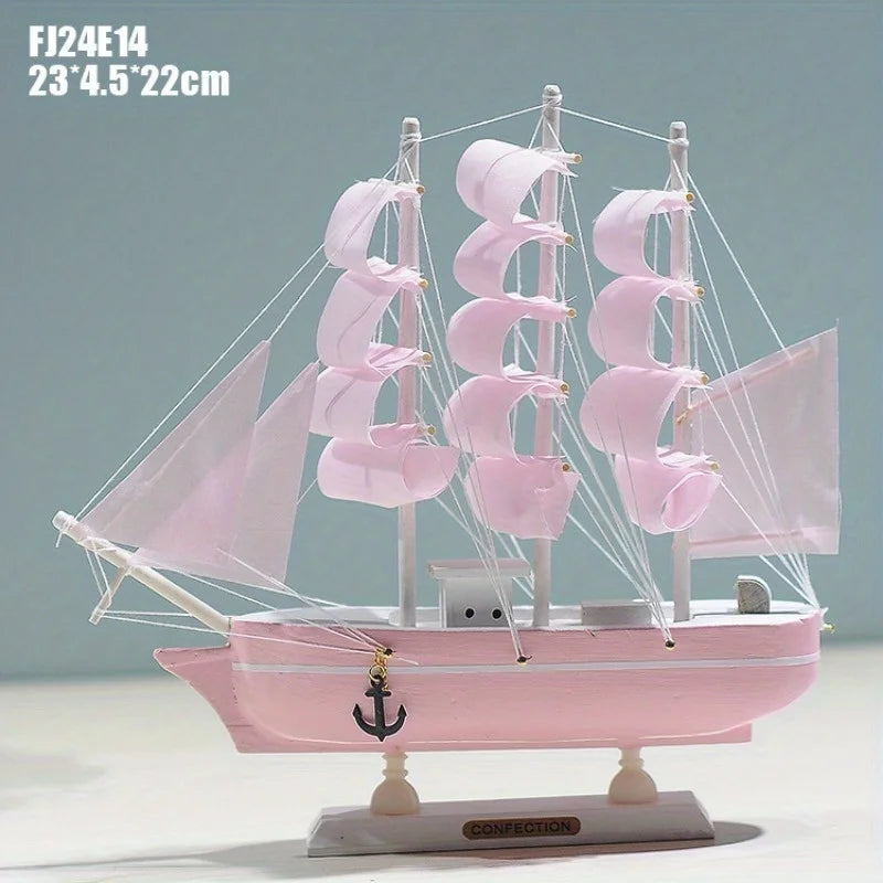 Collectible Wooden Sailing Ship Cutty Sark Detailed Handmade